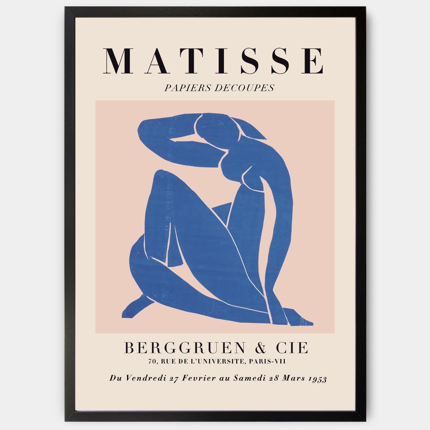 Plakát Nu Bleu II | Henri Matisse