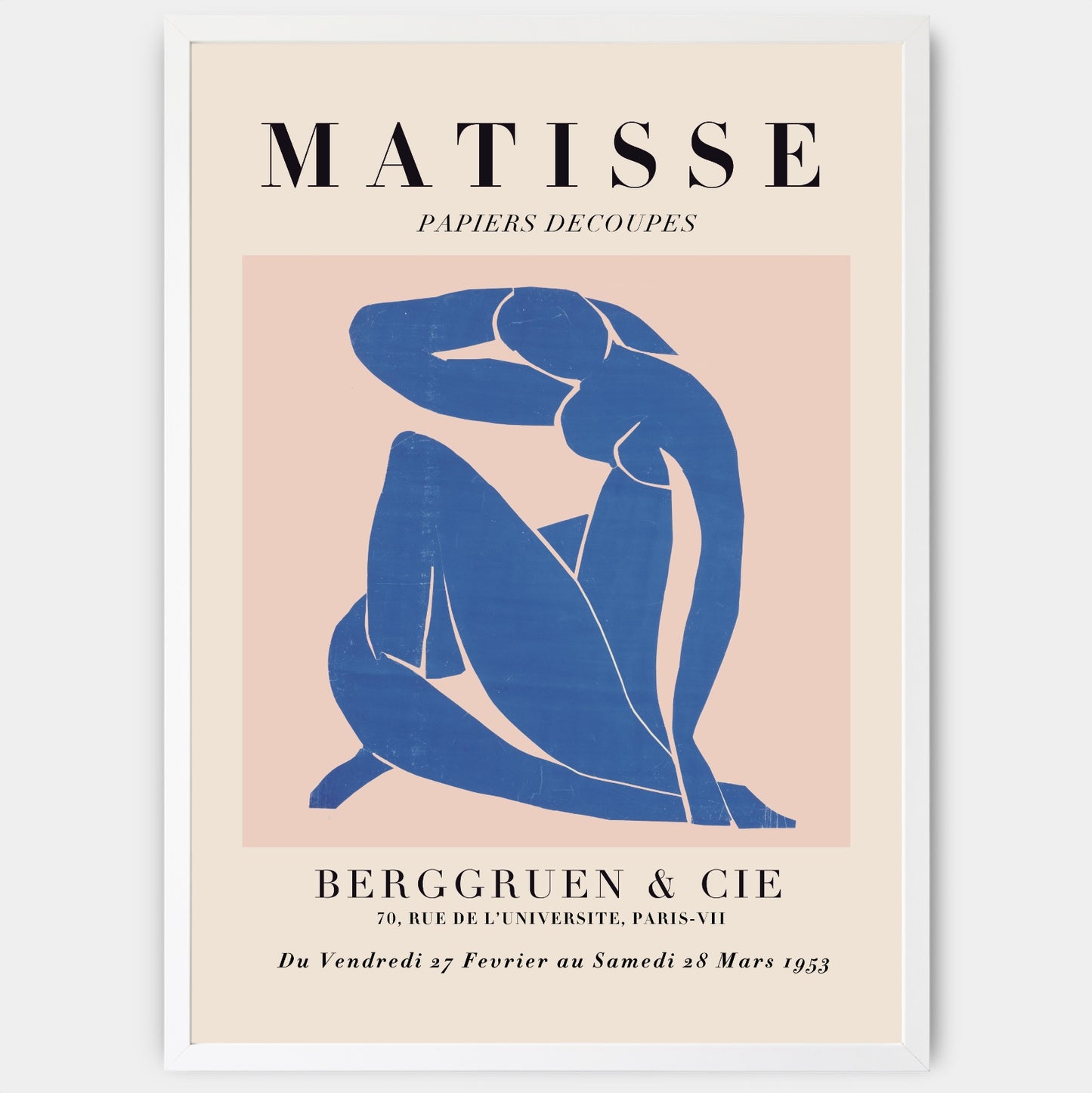 Plakát Nu Bleu II | Henri Matisse