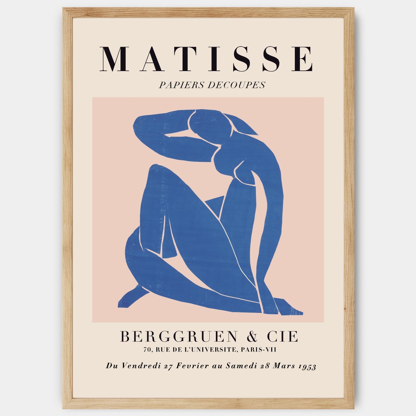 Plakát Nu Bleu II | Henri Matisse