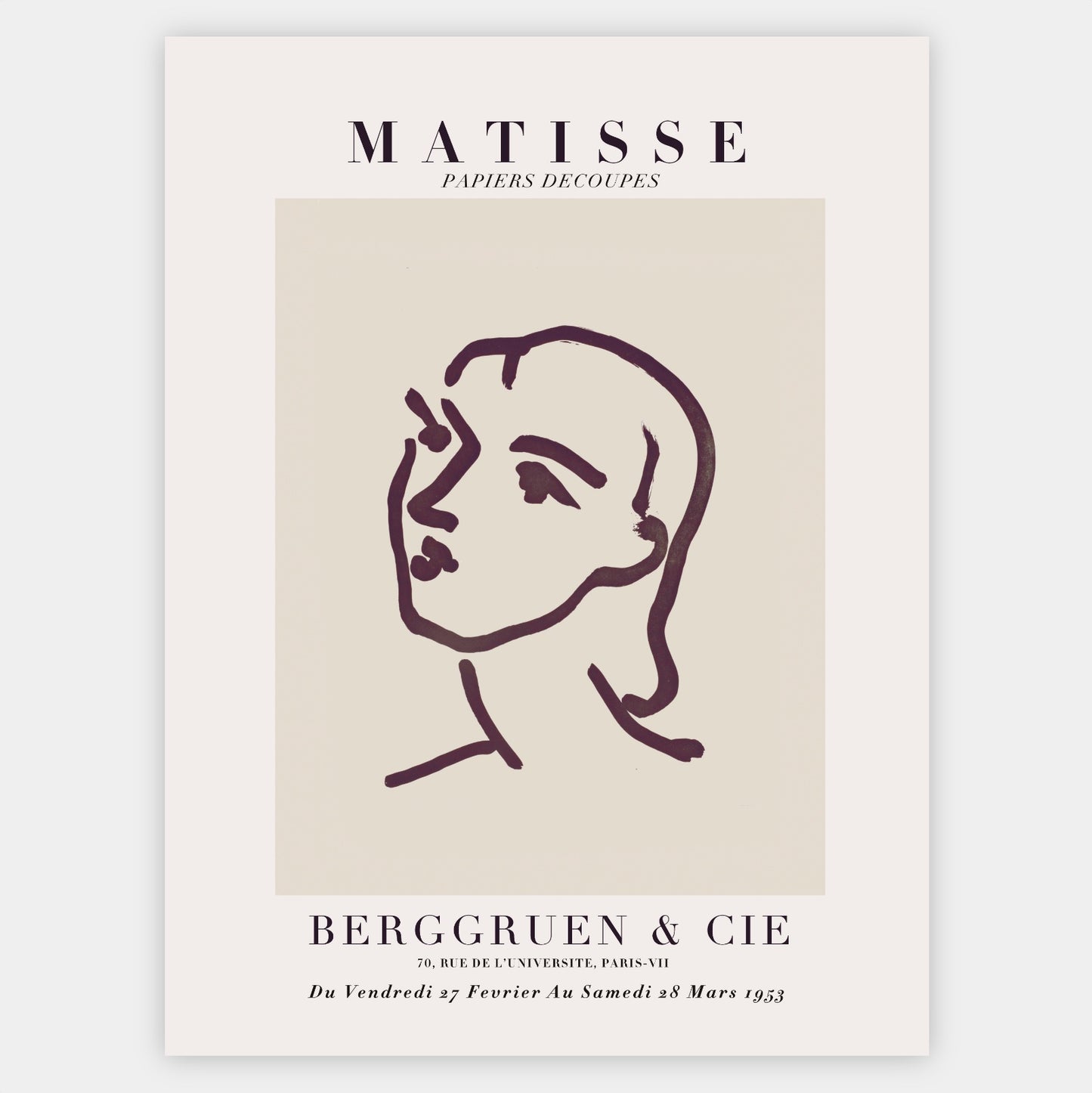 Plakát Visages | Henri Matisse