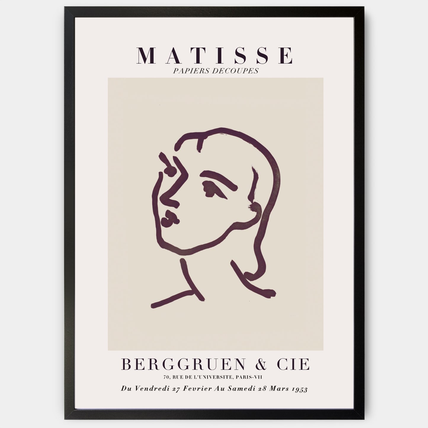 Plakát Visages | Henri Matisse