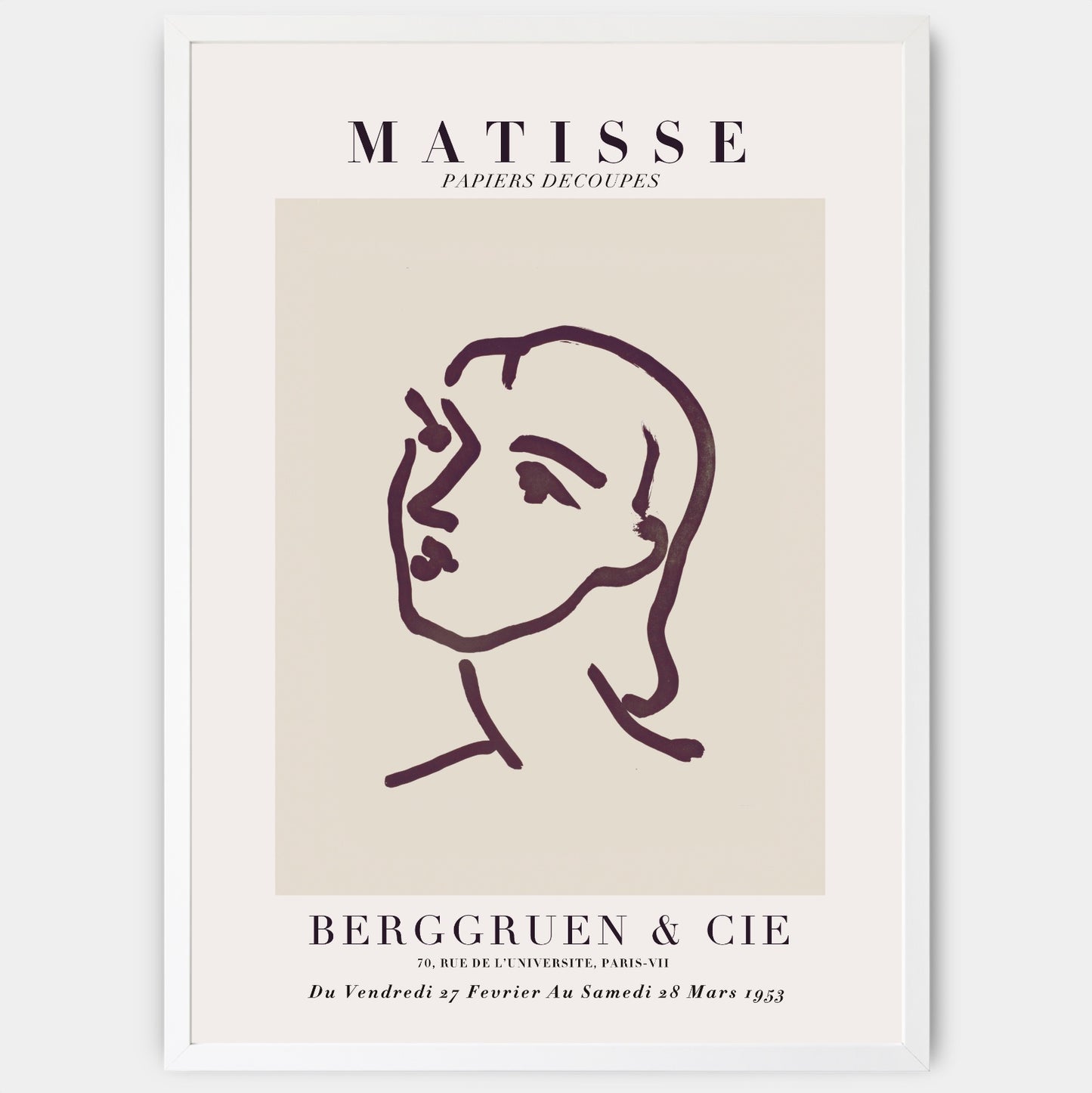 Plakát Visages | Henri Matisse