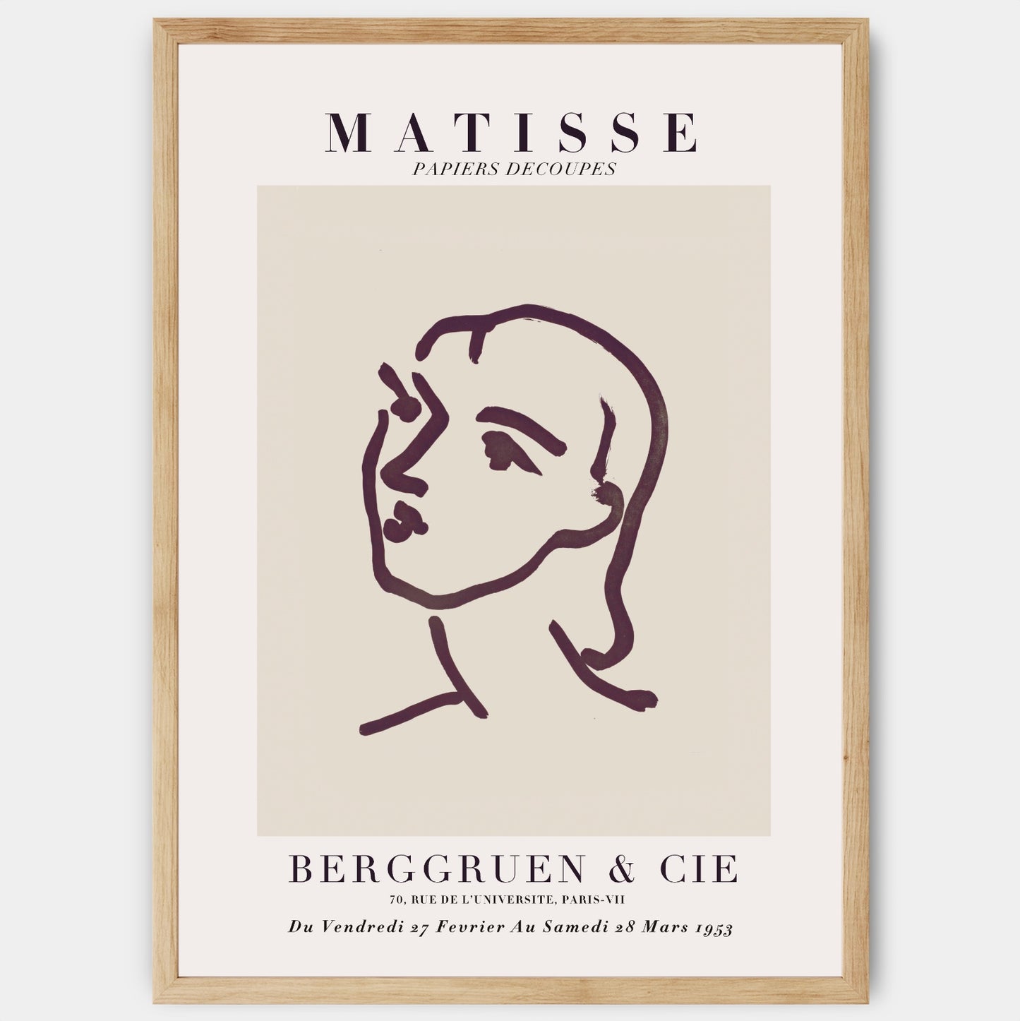 Plakát Visages | Henri Matisse