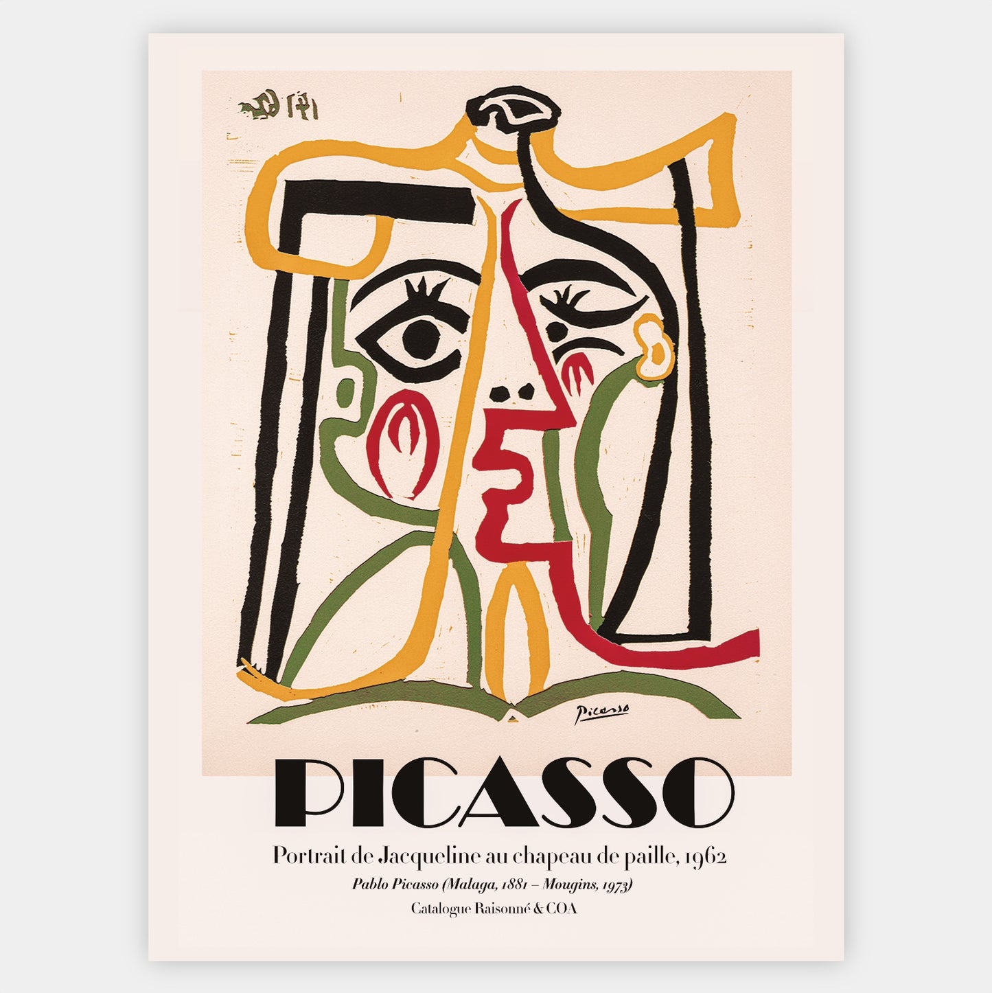 Poster Female Portrait | Pablo Picasso