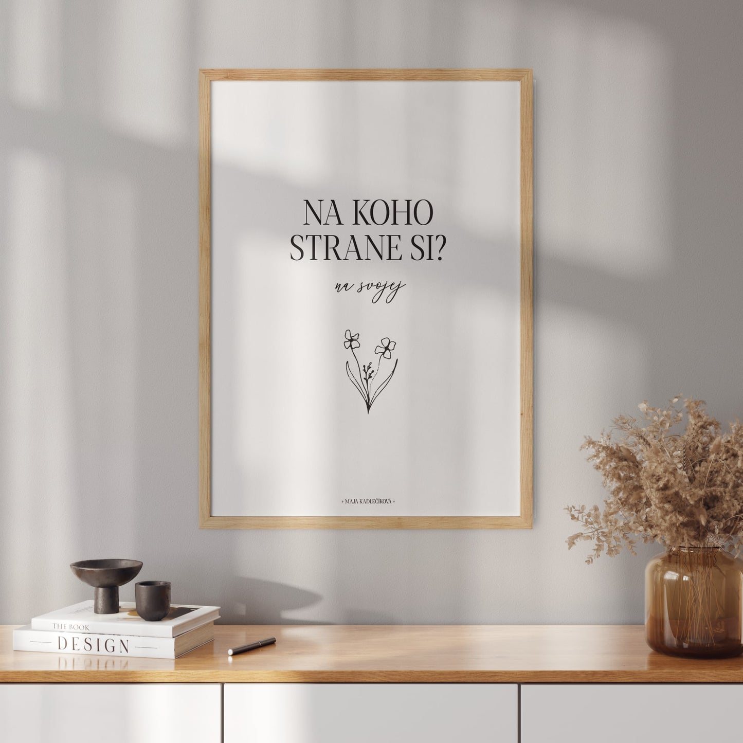 Plakát "Na své straně" | Maja Kadlečíková