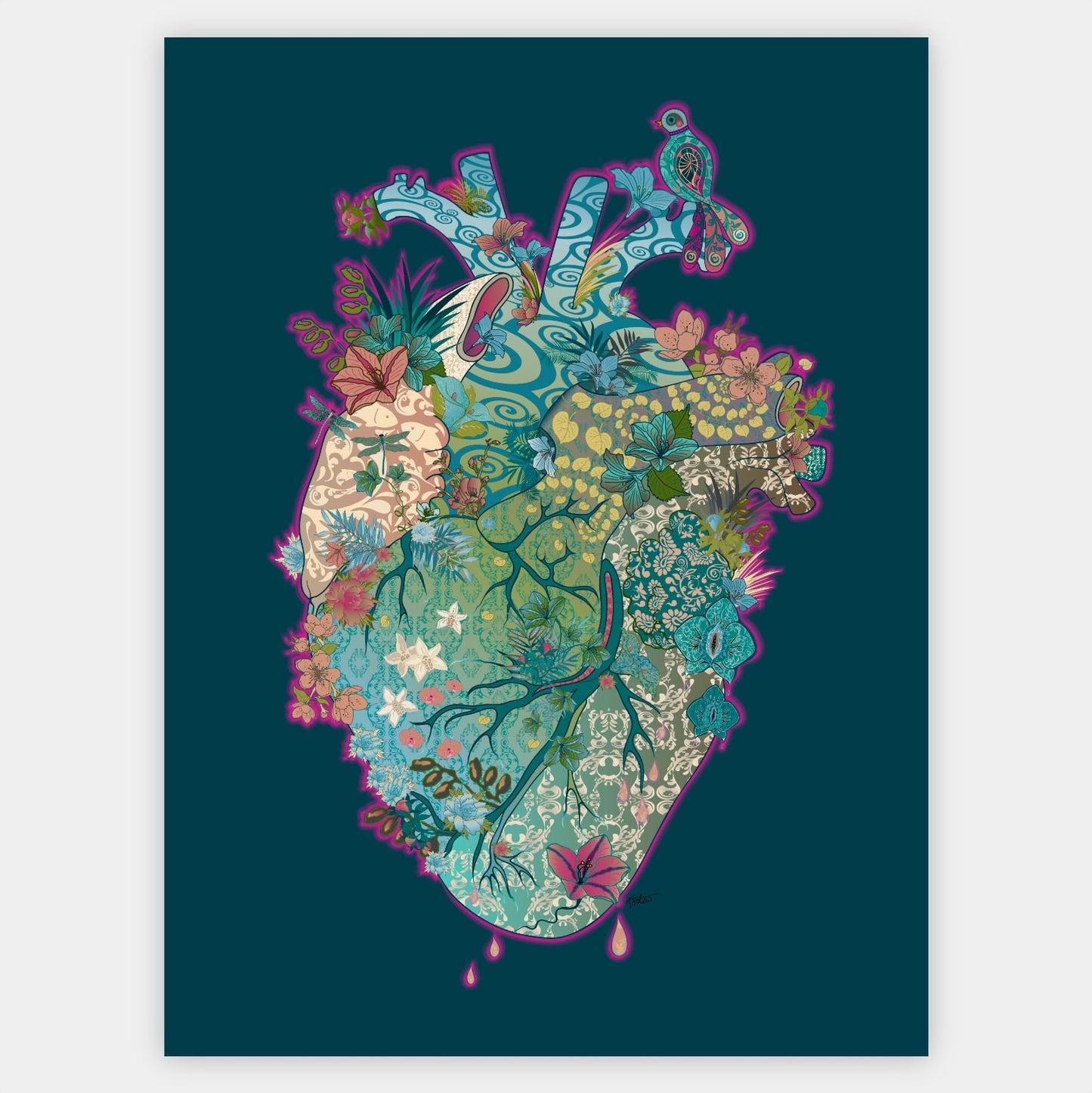 Art print "Srdce odvahy"