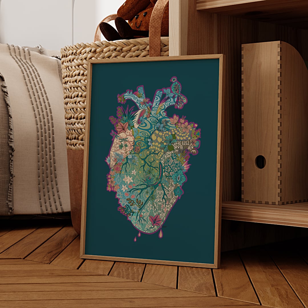 Art print "Srdce odvahy"