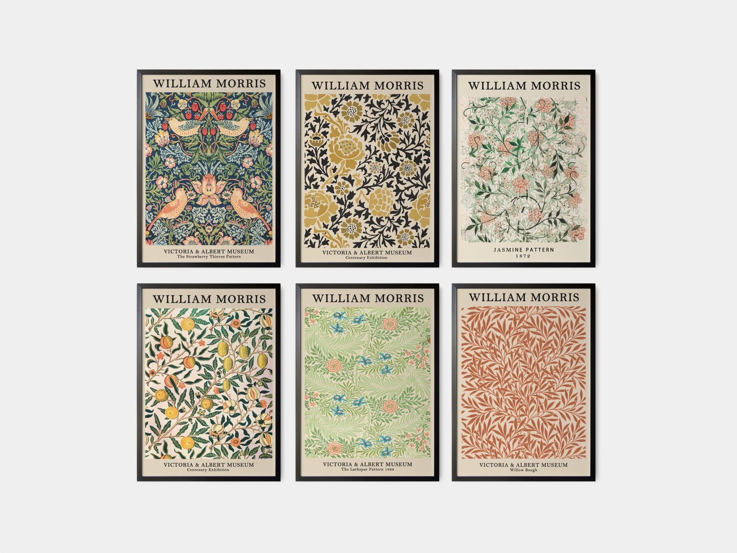 Plakát The Strawberry Thieves Pattern | William Morris