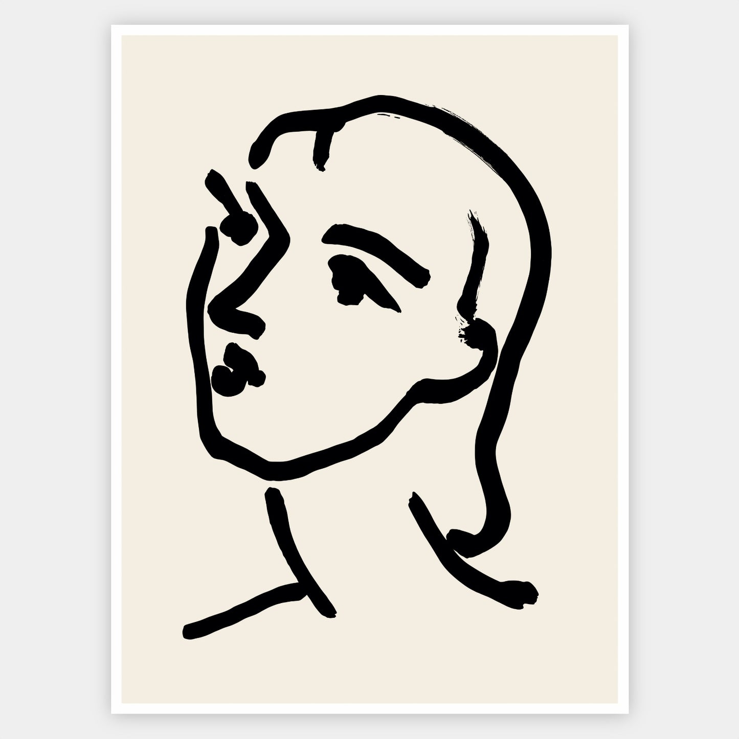 Plagát Head in Black | Matisse