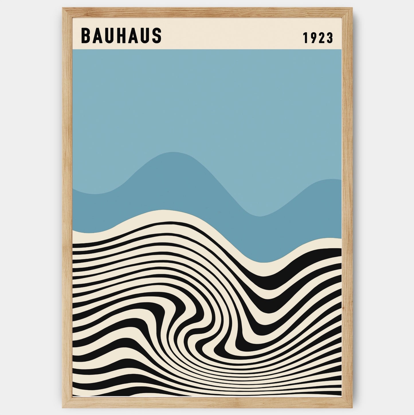 Plagát Bauhaus in Blue