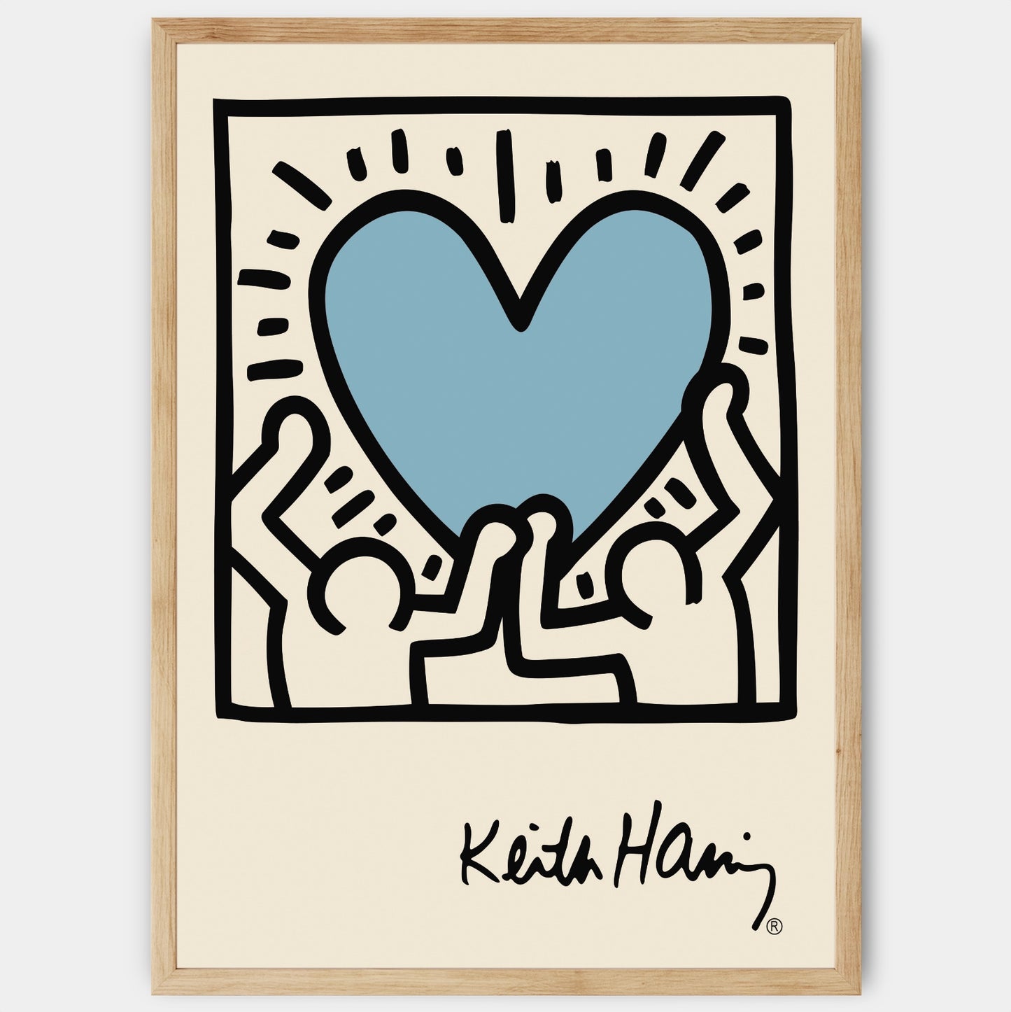 Plagát Love | Keith Haring