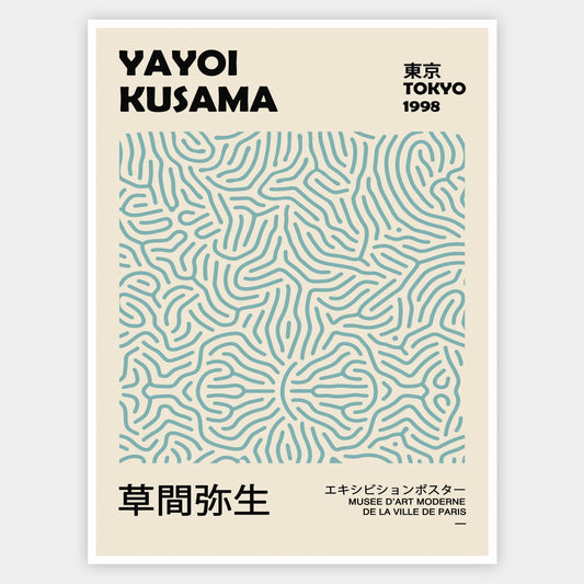 Plakát Labyrinth in Blue | Yayoi Kusama