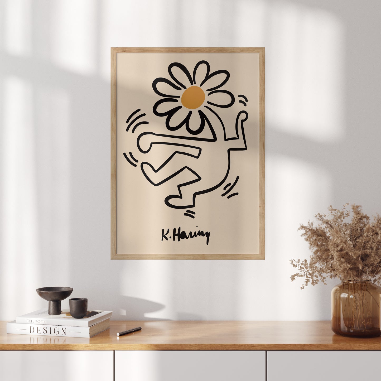 Plagát Flowerhead | Keith Haring