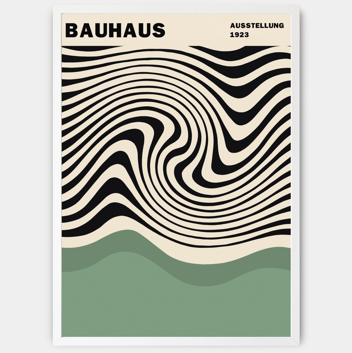 Plagát Bauhaus in Green