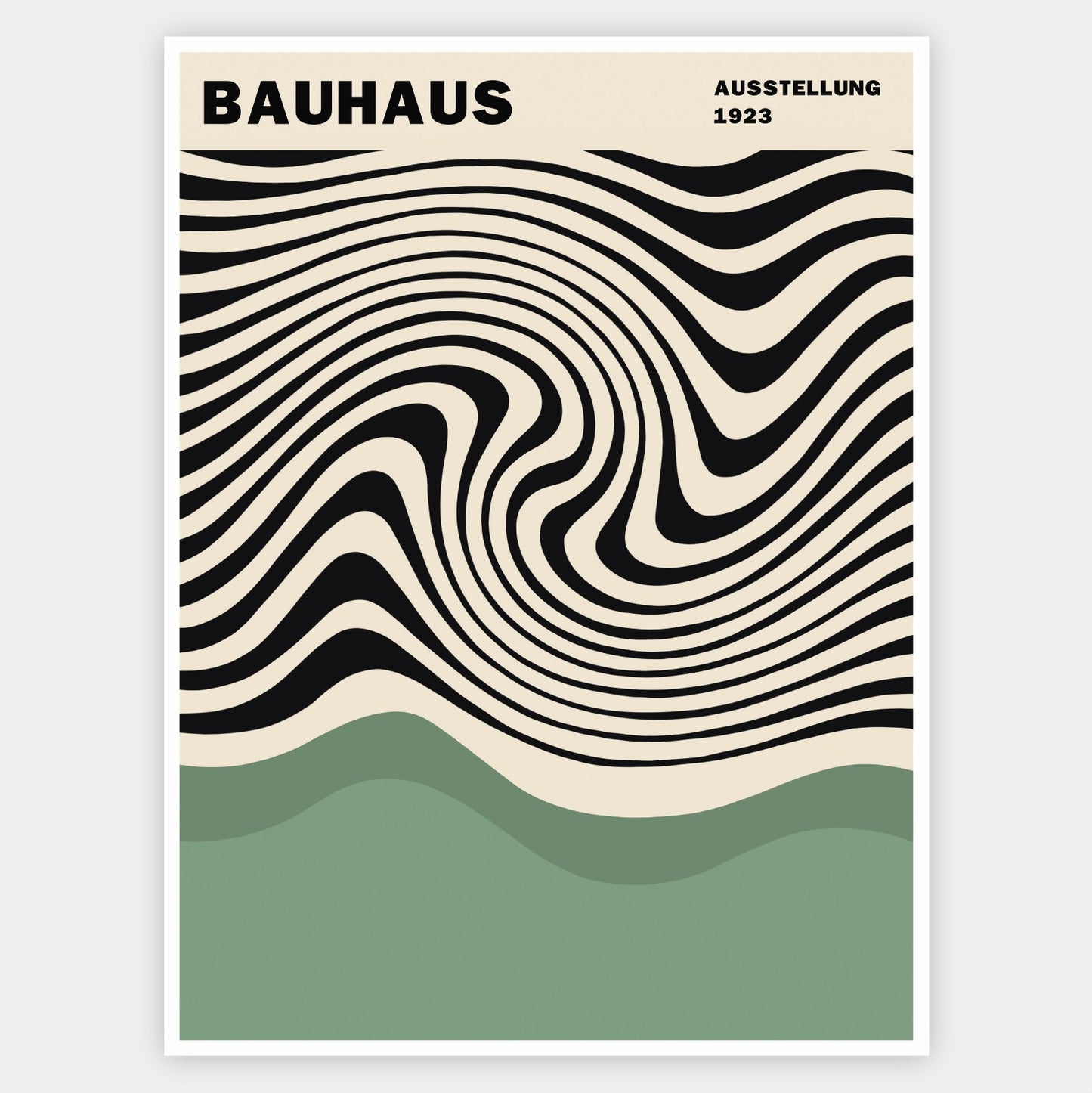 Plagát Bauhaus in Green