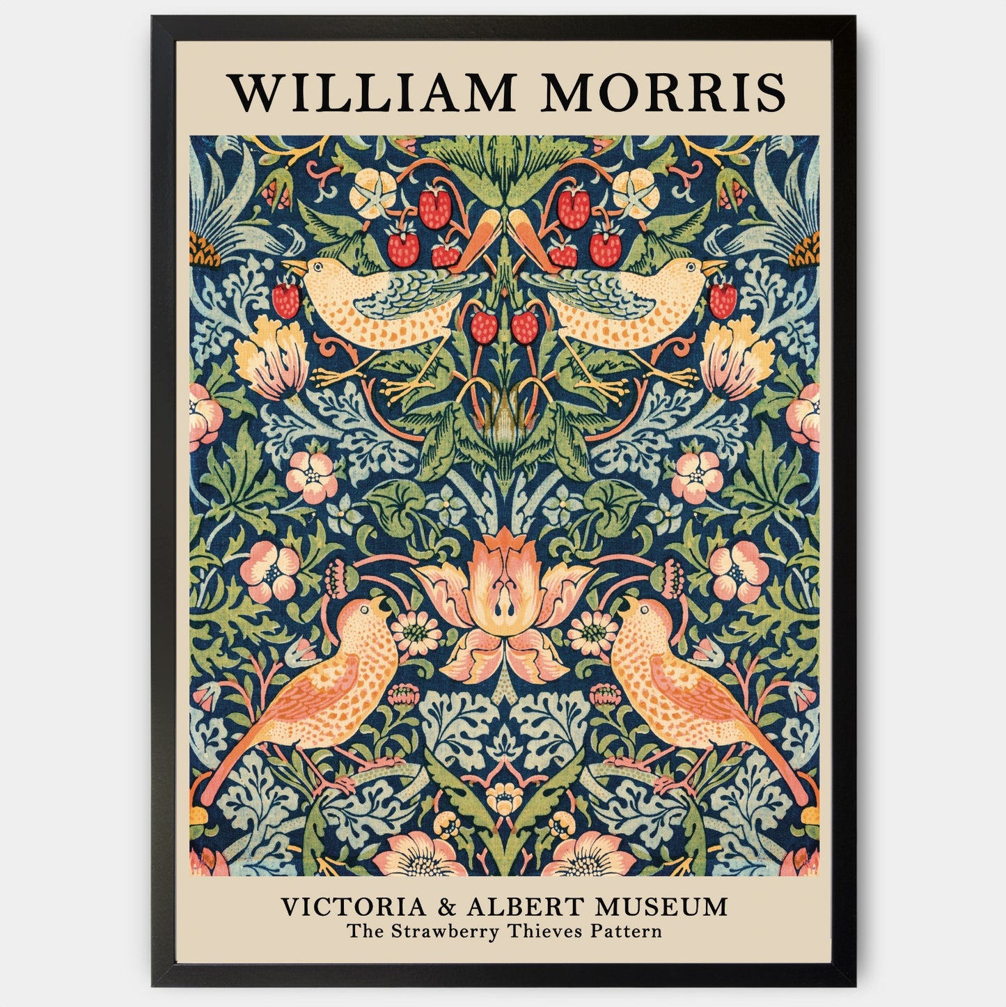 Plagát The Strawberry Thieves Pattern | William Morris