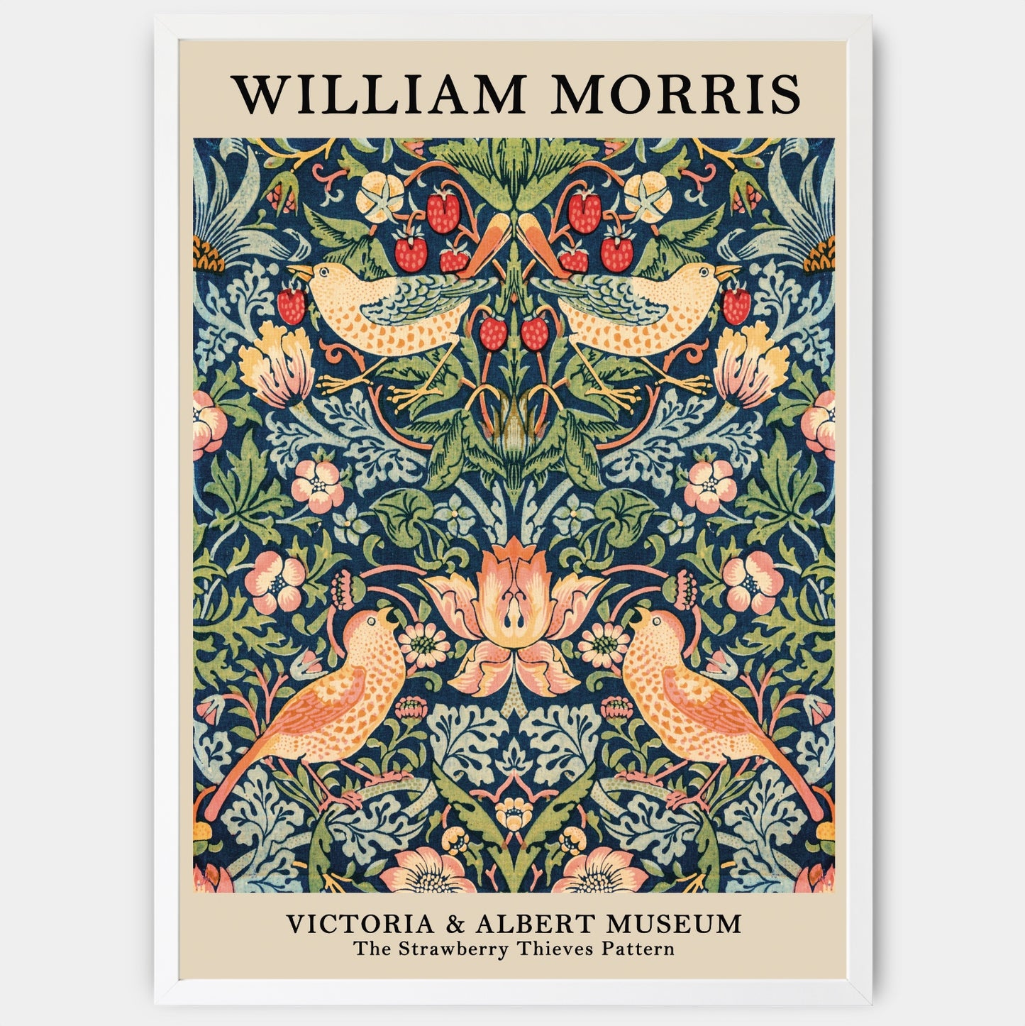 Plagát The Strawberry Thieves Pattern | William Morris