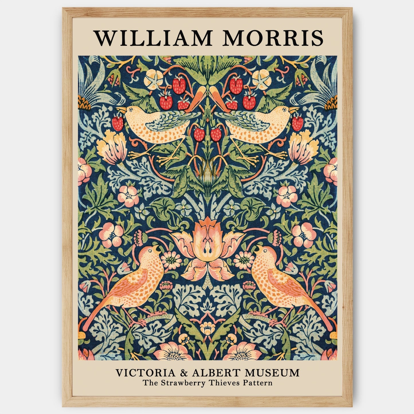 Plagát The Strawberry Thieves Pattern | William Morris