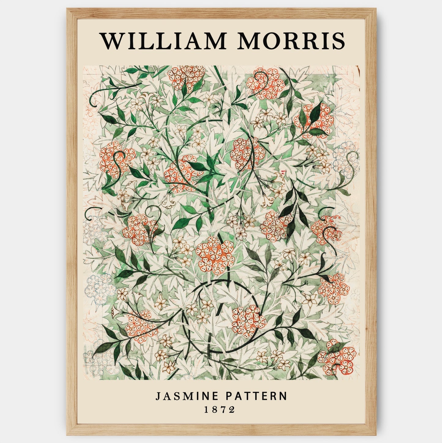 Plagát Jasmine Pattern | William Morris