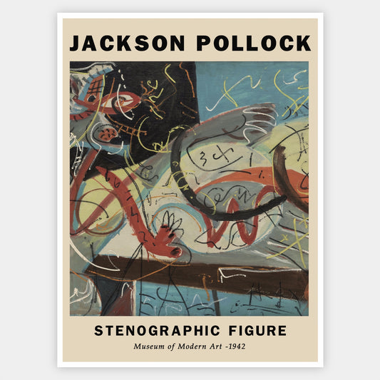 Plakát Stenographic Figure | Jackson Pollock