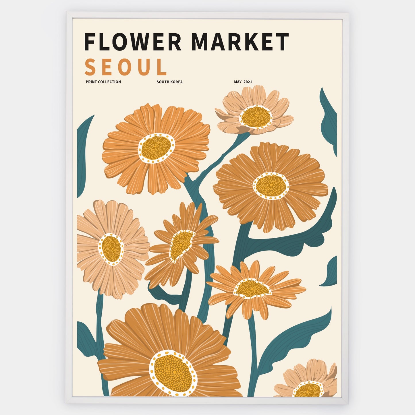 Plagát Flower Market Seoul II.