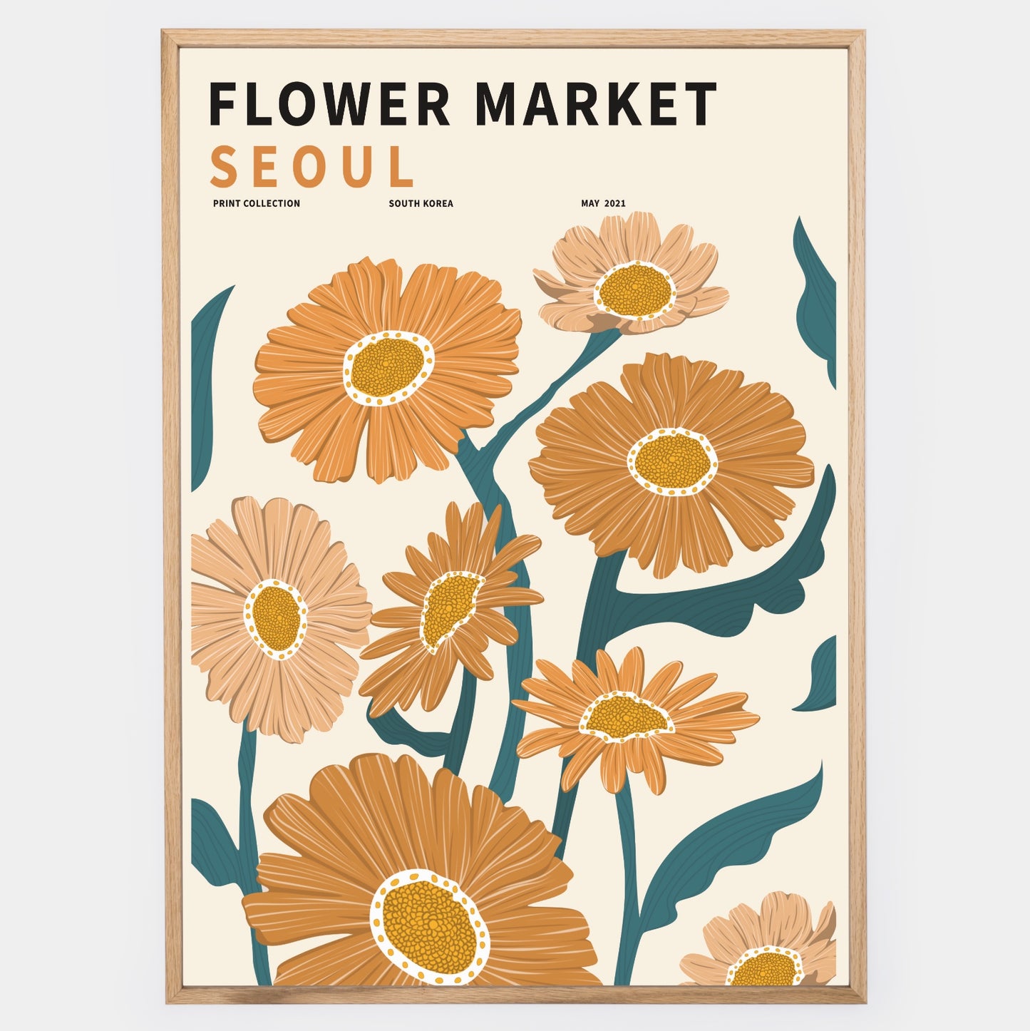 Plagát Flower Market Seoul II.