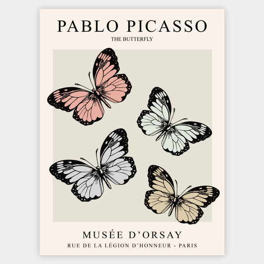 Plakát Butterfly | Pablo Picasso