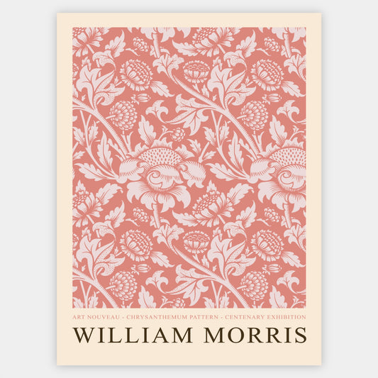 Plakát Chrysanthemum Pattern | William Morris