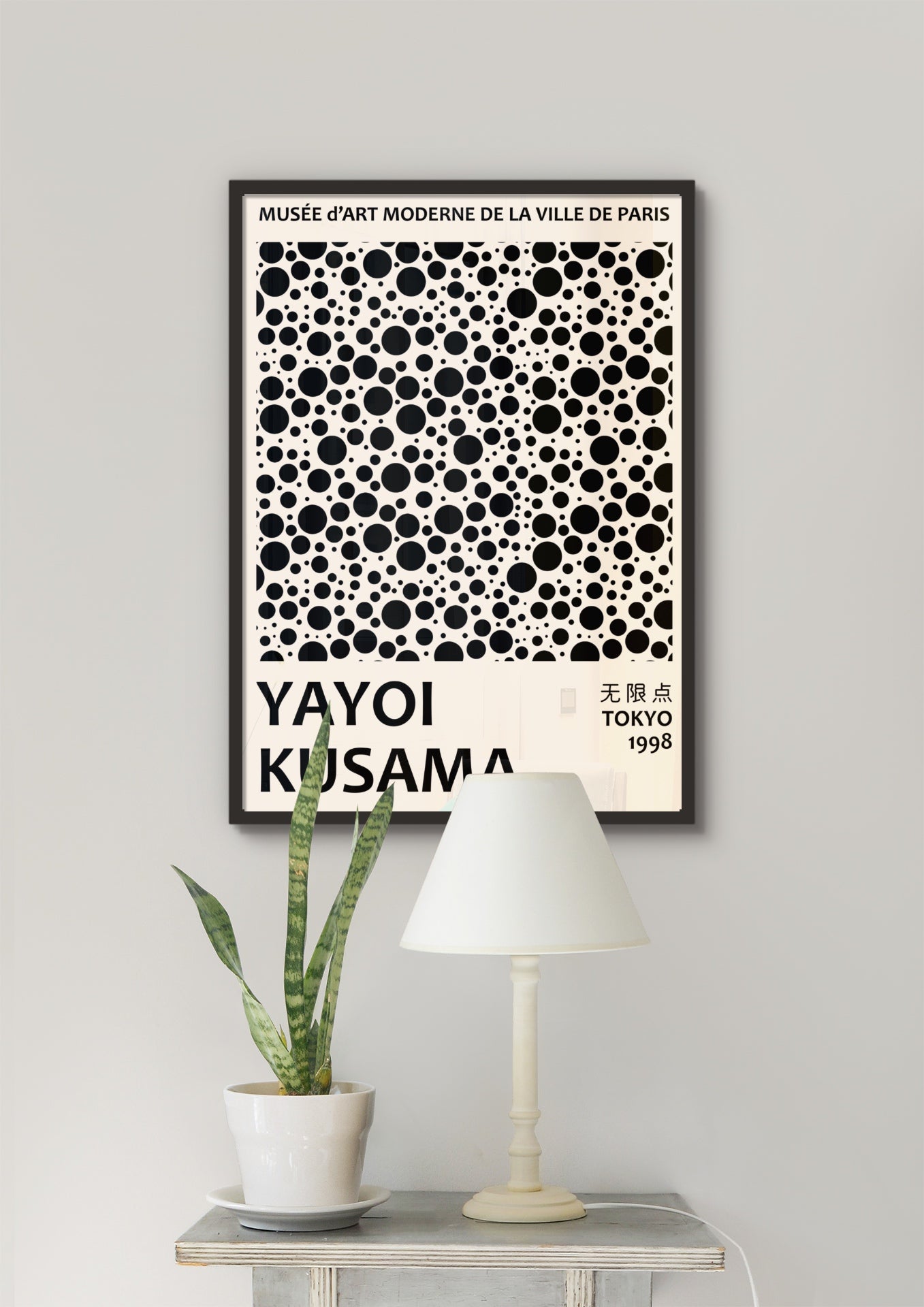 Plagát Black Dotes | Yayoi Kusama