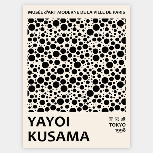 Plakát Black Dotes | Yayoi Kusama