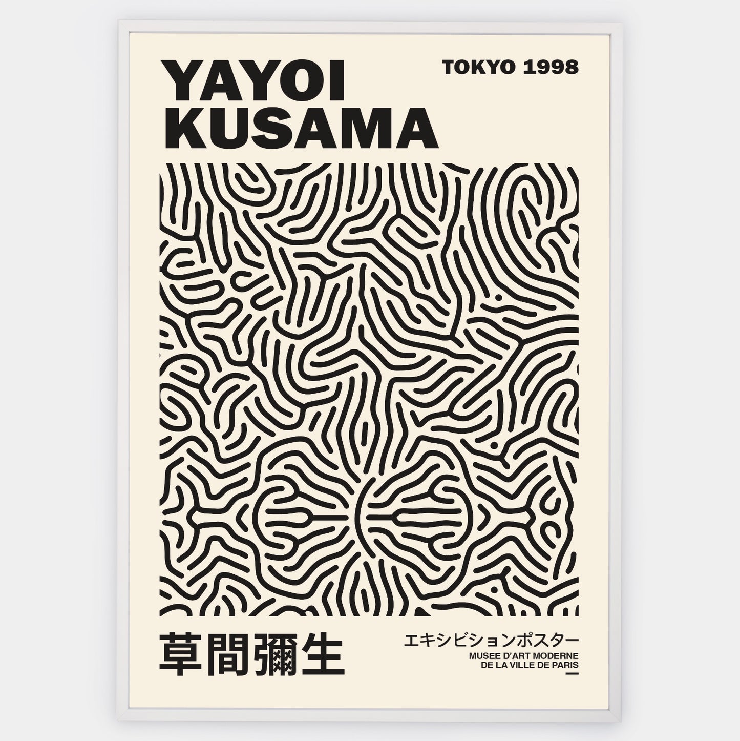 Plagát Tokyo Black | Yayoi Kusama