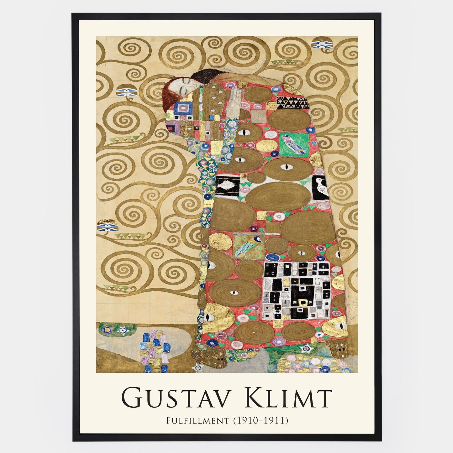 Plagát Fulfillment | Gustav Klimt