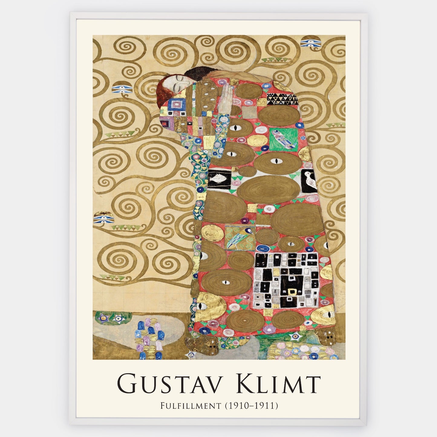 Plagát Fulfillment | Gustav Klimt