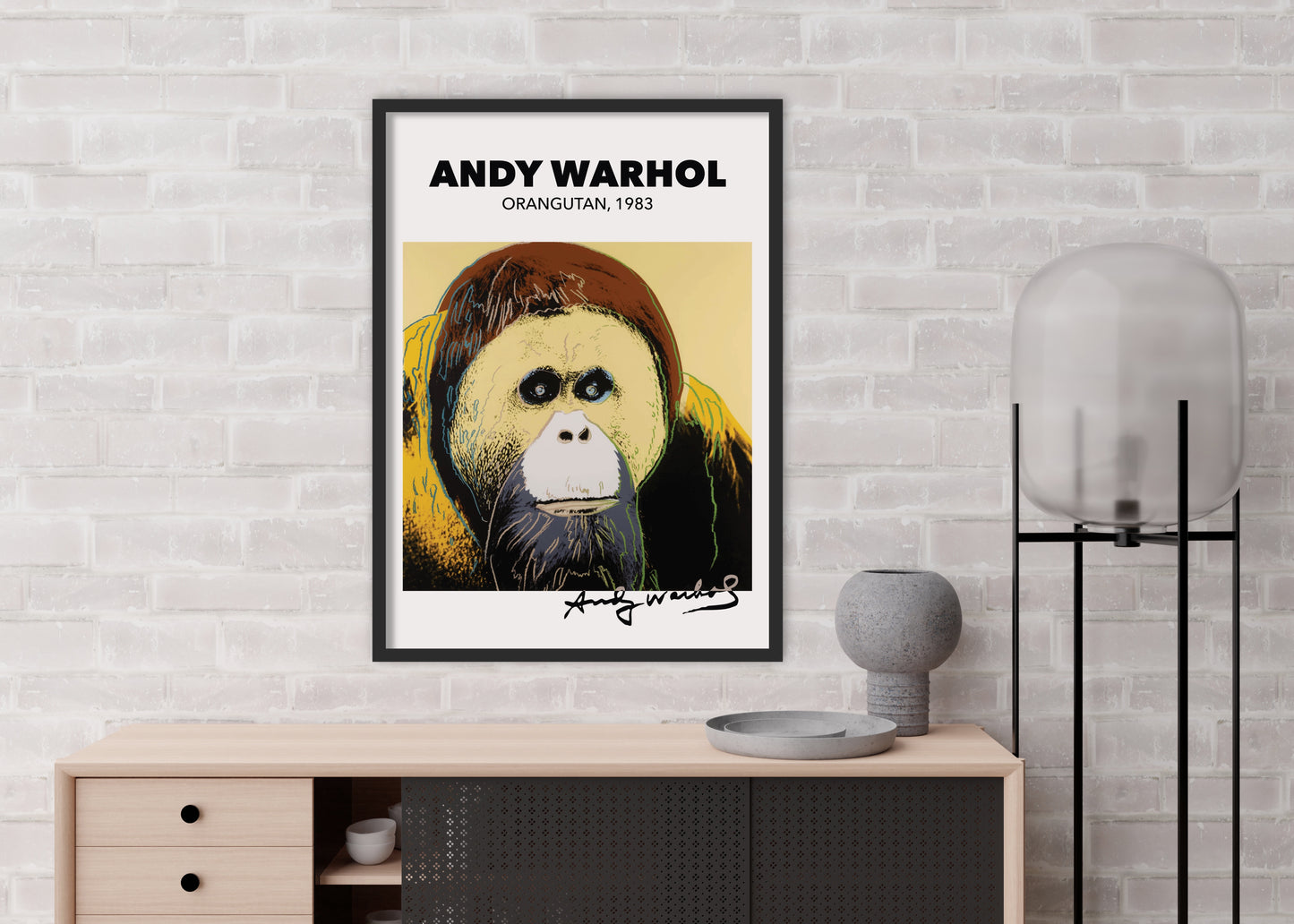 Plagát Orangutan | Andy Warhol