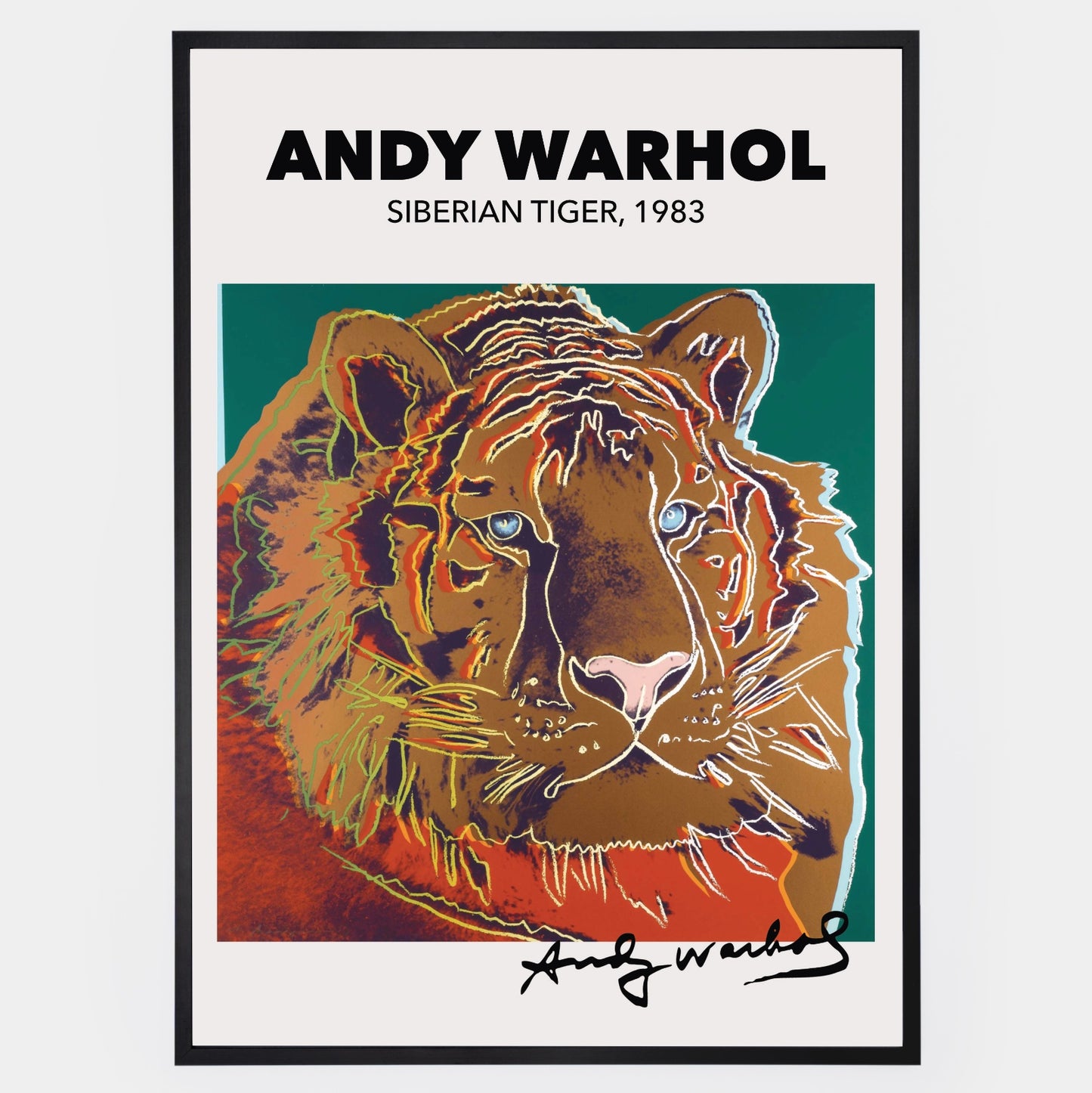 Plakát Siberian Tiger | Andy Warhol