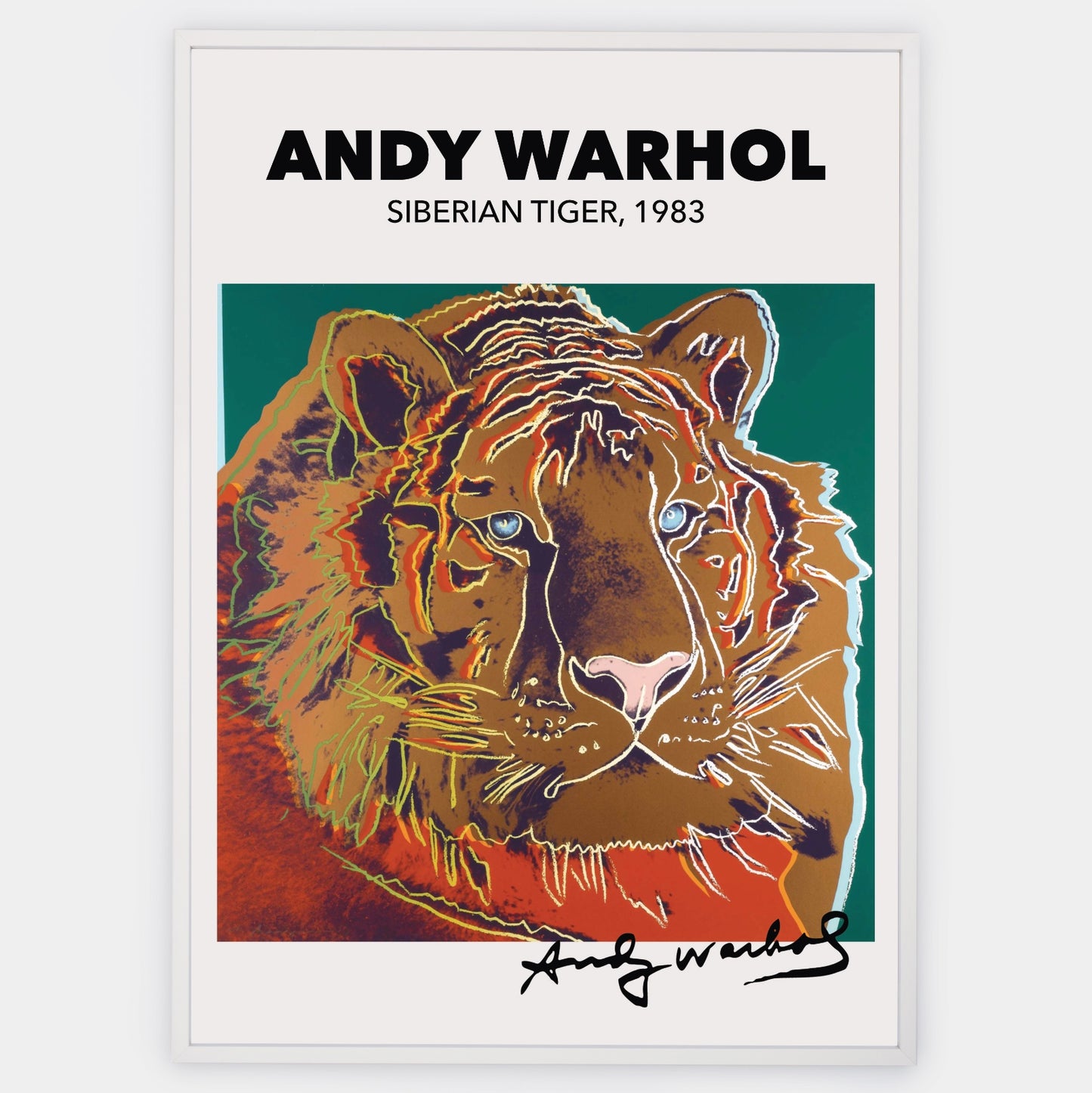 Plakát Siberian Tiger | Andy Warhol