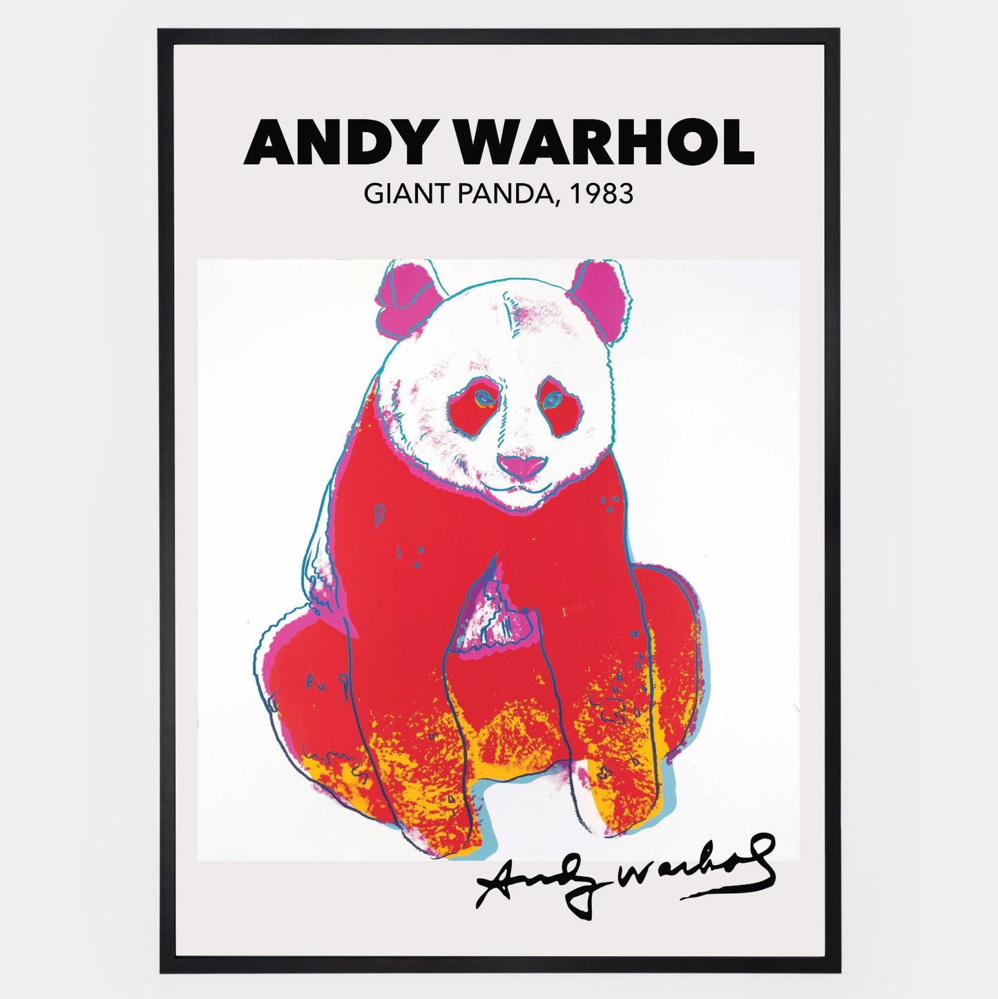 Plagát Giant Panda | Andy Warhol