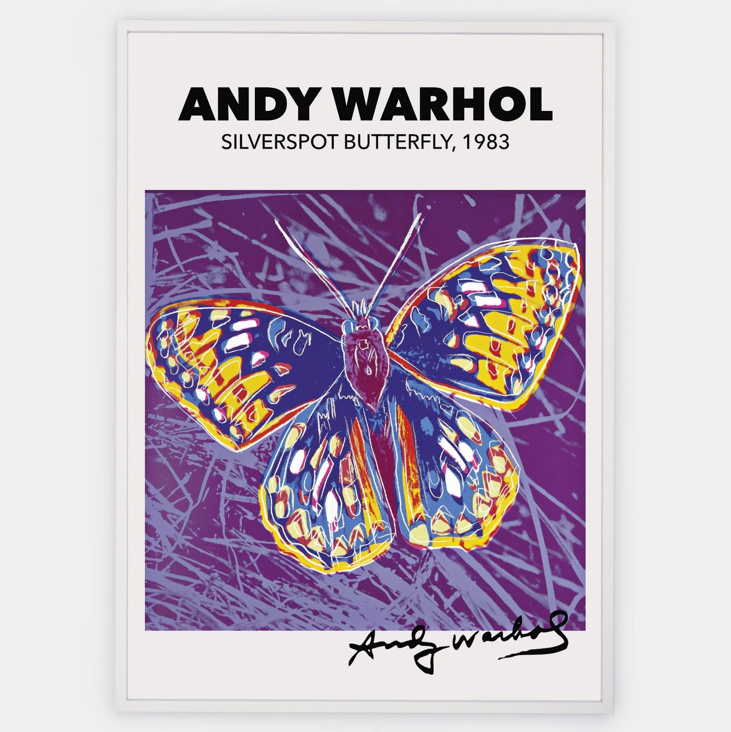 Plagát Silverspot Butterfly | Andy Warhol