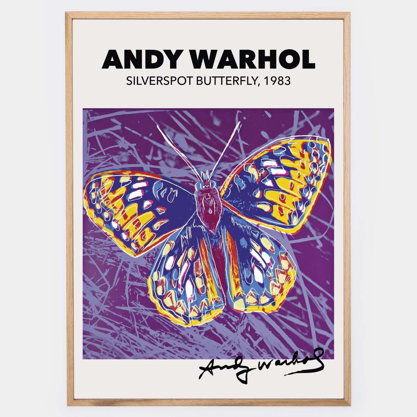 Plagát Silverspot Butterfly | Andy Warhol