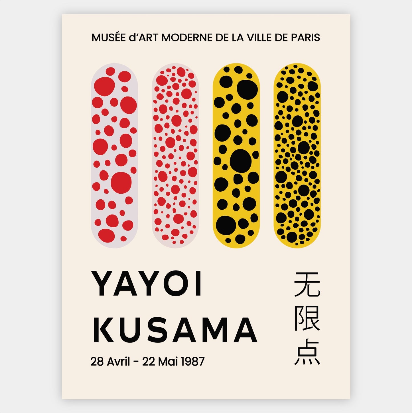 Plagát Four Lines | Yayoi Kusama