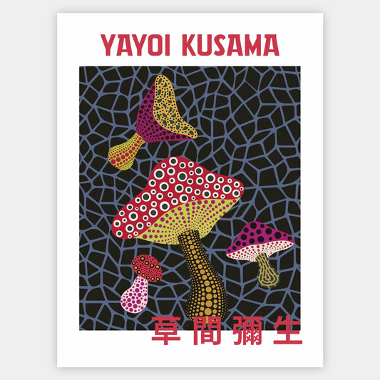 Plagát Mushroom | Yayoi Kusama