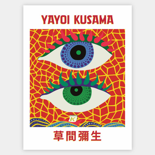 Plagát Two Eyes | Yayoi Kusama