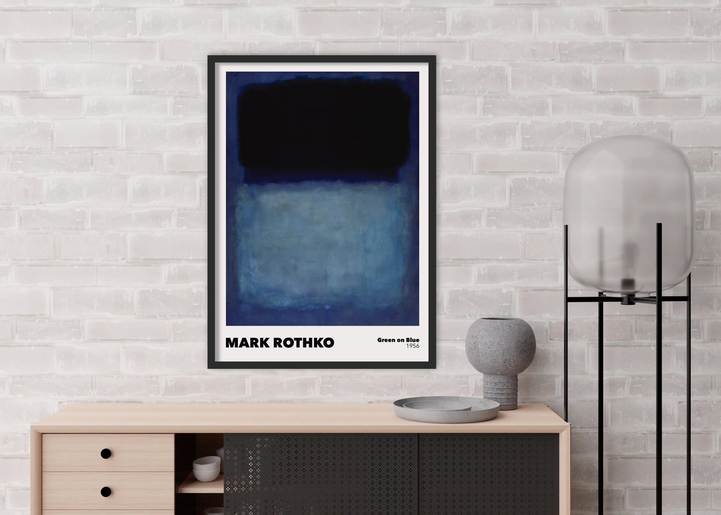 Plagát Green on Blue | Mark Rothko