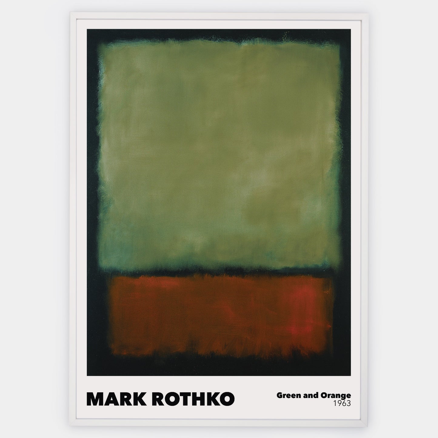 Plagát Green and Orange | Mark Rothko