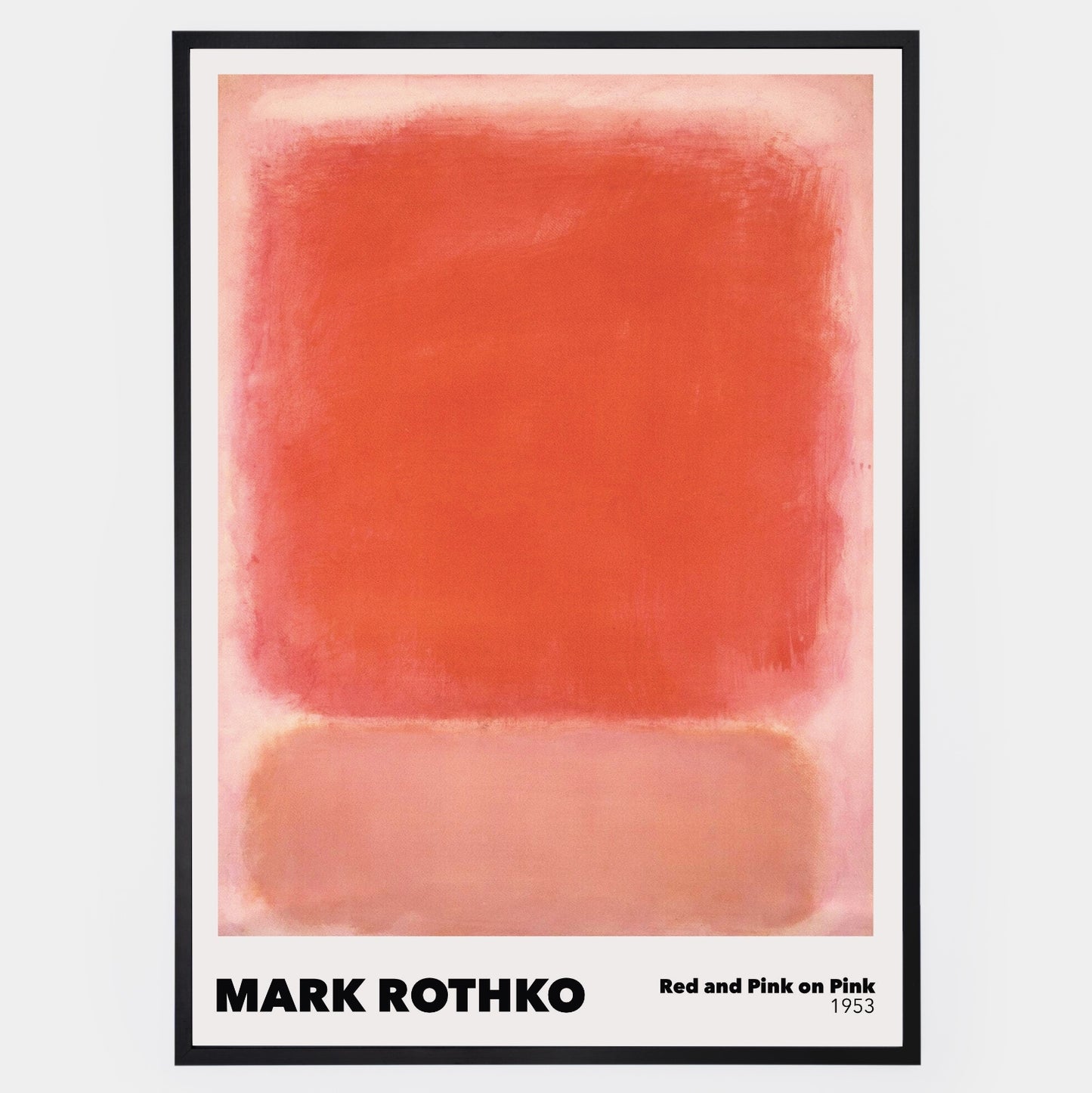 Plagát Red and Pink on Pink | Mark Rothko