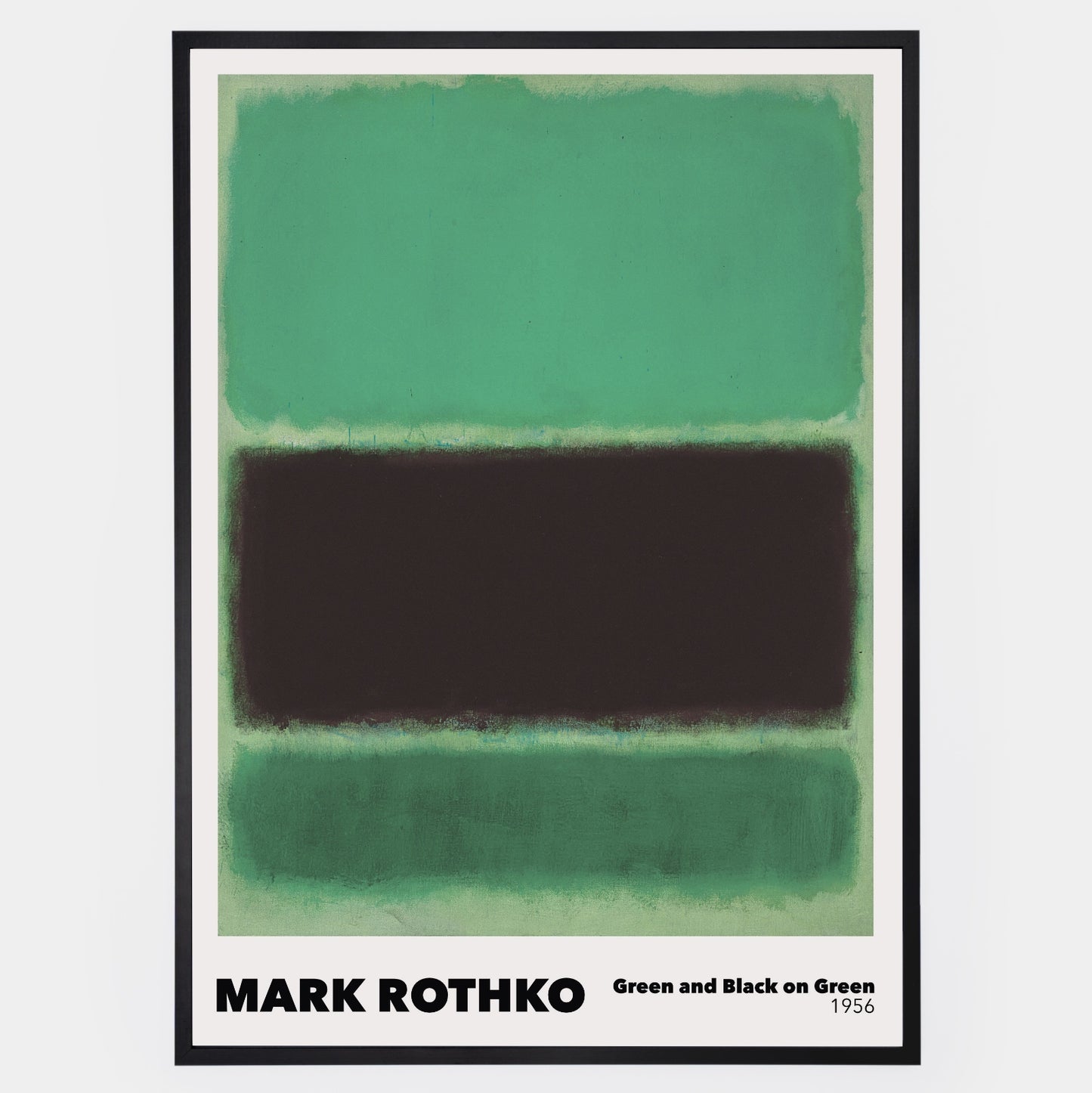 Plagát Green and Black on Green | Mark Rothko