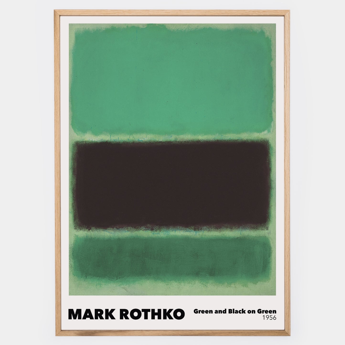 Plagát Green and Black on Green | Mark Rothko