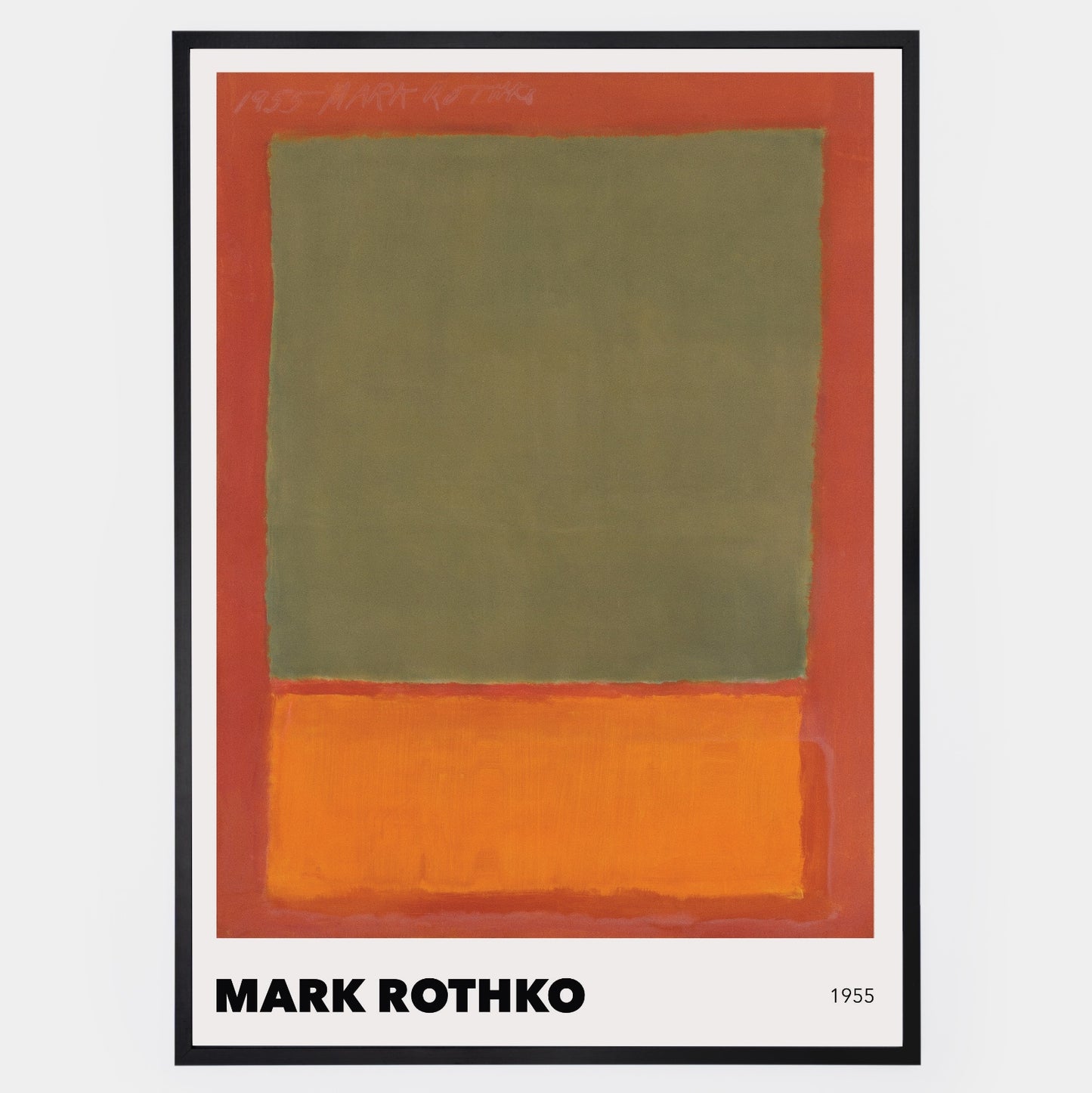 Plagát Orange and Green on Red, 1955 | Mark Rothko