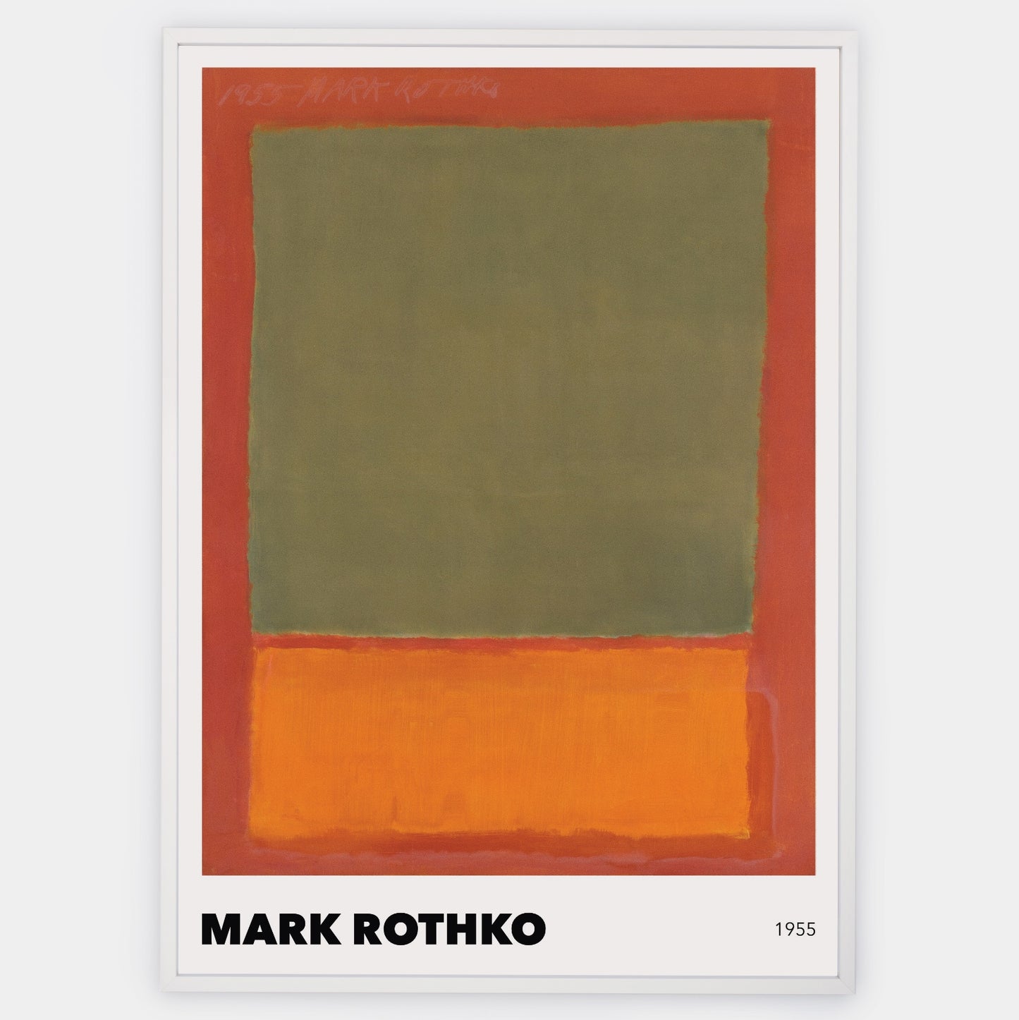 Plagát Orange and Green on Red, 1955 | Mark Rothko