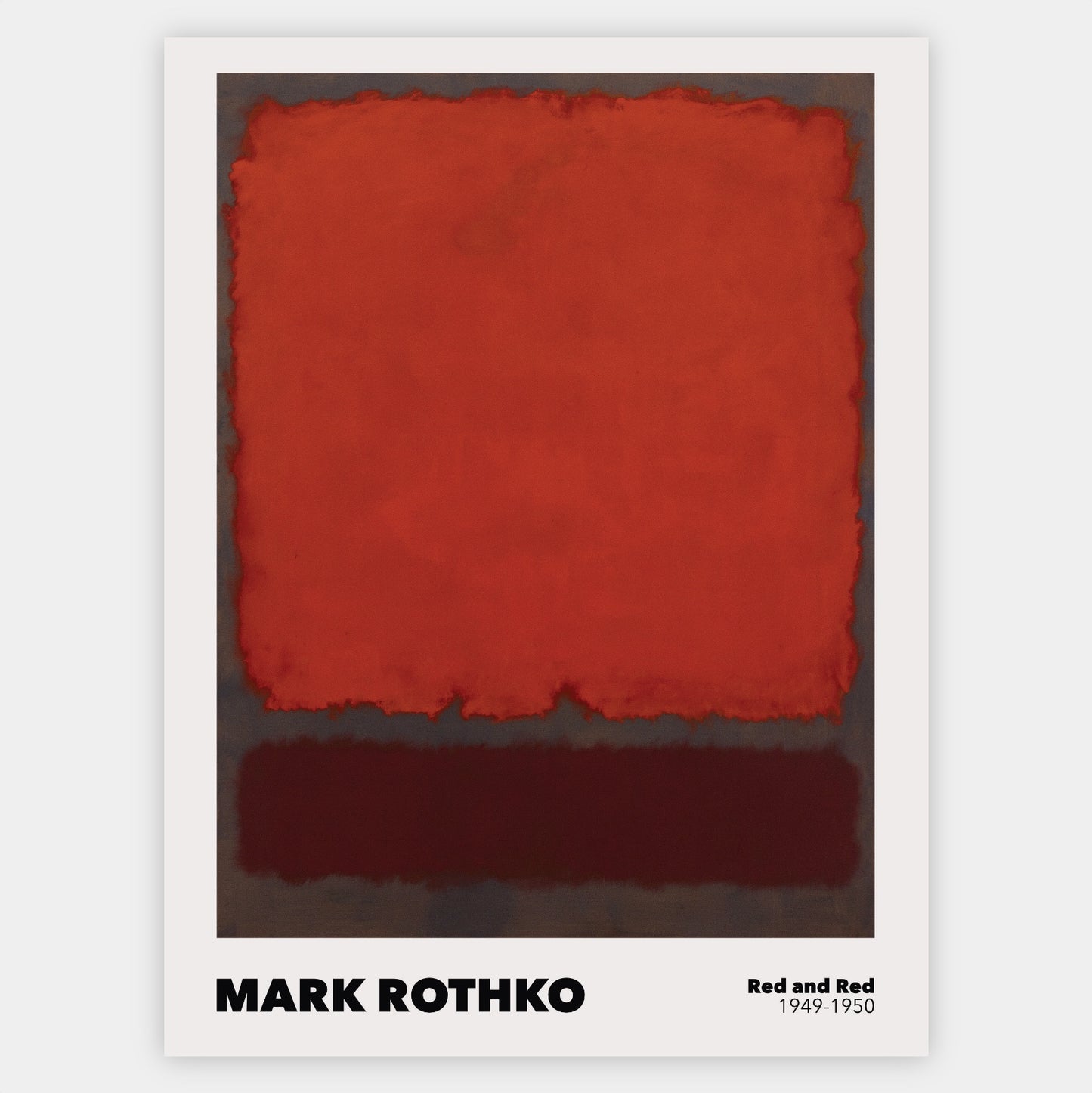 Plagát Orange, Red and Red | Mark Rothko